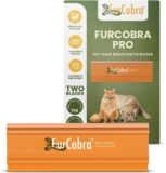 Pro Pet Hair Remover 4.33″ – Lightweight and Compact Brush Removes Pet Hair from Cat and Dog for Car, Sofa, Bed and Household Surfaces – Portable Remover, Cleans and Collects