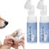 40 lazos para cachorros con clips, lazos para el pelo de perro con bandas de goma, pasadores multicolores para pelo de cachorro, accesorios para el cabello hechos a mano de 2,2 pulgadas, cuidado del cabello