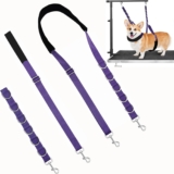 ASOCEA Dog Grooming Belly Strap Adjustable Nylon Loop for Pet Bath Dog Grooming Extension Grooming Table Arm Accessories for Small Medium Dogs Cat