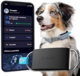 Invoxia Minitailz – Dog Health & GPS Tracker #1 – Cardiac & Respiratory Scanning – Real Time Location – Activity & Wellness Analysis – No Subscription – Compact & Lightweight