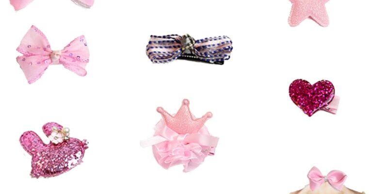 10 Piezas Pinzas para el Cabello para Perros, Horquilla de Mariposa para Perros, Accesorios para Lazos para el Cabello para Perros, para Perros pequeños, Gatos y Cachorros
