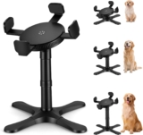 Comedero Elevado para Perros, Comedero para Perros de 14-34 cm de Alto con 3 Alturas Ajustables, Comedero para Perros Antideslizante para Grandes, Medianos y Pequeños, Accesorios para Perros que Protegen la Columna Vertebral