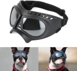 PETLESO Dog Sunglasses, UV Sunglasses, Easy to Wear, Protective Dog Goggles, Fashion Pet Accessories, Motorcycle Goggles for Small/Medium Dogs