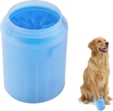Dog Paw Cleaner, Dog Paw Cleaner, Paw Cleaner, Cat Paw Cleaner, Portable Removable Soft Brush Bristles Silicone Paw Cleaner Cup (Blue, S)