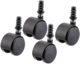 Ferplast Wheels for Transportation Small Dog and Cat Clipper, Set of 4 Pivoting Wheels for Rigid Carrier for Dogs and Cats, Pet Carrier Accessories