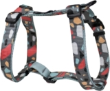 Consentida Harness for Large Dogs T4-42 – 70 x 2.5 cm – Made of Nylon – Mosaic Design – Size XL – Very Resistant and Comfortable – Accessories for Dogs