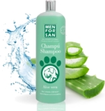 MENFORSAN Champú Aloe Vera para Perros | Hidrata profundamente | Acción Anti Irritación y Anti Eczema | 100% Naturales | Herbáceo | 1L