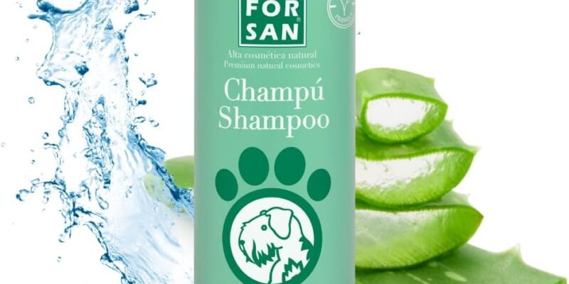 MENFORSAN Champú Aloe Vera para Perros | Hidrata profundamente | Acción Anti Irritación y Anti Eczema | 100% Naturales | Herbáceo | 1L