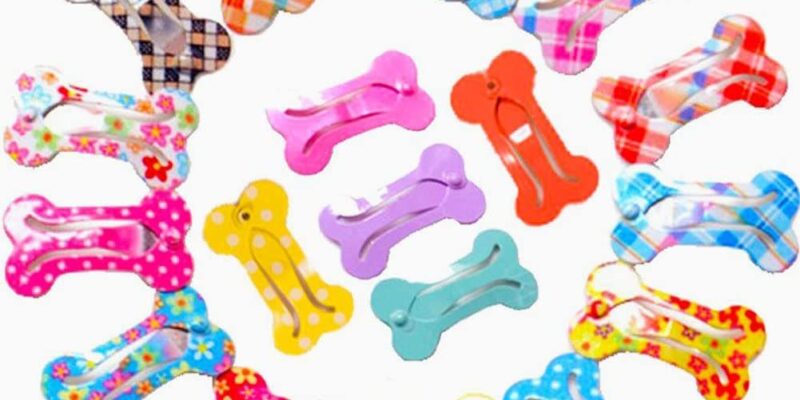 20 pinzas para el pelo para mascotas, suministros para mascotas, accesorios para el pelo para perros