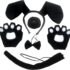 Glitter Girls – GG Pet Set – Juego de accesorios para mascotas – Cuencos y golosinas para perros – Correa para perros, collar, césped, boca de incendios – 3 años +