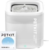 PETKIT EVERSWEET Fuente Automática para Gatos 1.85L, Bomba de Agua Inalámbrica, Bebedero para Gatos Ultra Silencioso, 35dB, Luz LED Inteligente, Unidad de Filtro 3.0, Fuente de Agua para Gato