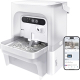 PETKIT EVERSWEET Fuente para Gatos Ultra sin Filtro, con Cámara AI, Separación de Agua Limpia y Sucia, Bebedero Automático para Gatos 5L, Sensor de Movimiento, Control por App, Bandeja de Acero Inoxidable
