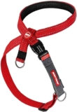 EzyDog Arnés para perros sin tirones – Accesorios de entrenamiento para perros pequeños, medianos y grandes, tamaño ajustable reflectante (XS, rojo)