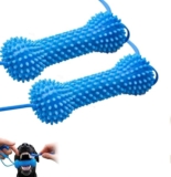 Accesorio dental canino de doble acción, juguetes for perros Accesorio bucal for limpieza de dientes de doble acción, juguete for masticar dental for perros y ayuda forcepillarlos dientes,uidadobucal