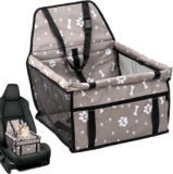 Car Seat for Small Dogs – Car Seat and Pet Travel Bed with Pockets – Washable Cover Travel Accessories for Pets Daily Walks Travel Vet