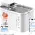 PETKIT EVERSWEET Fuente para Gatos Ultra sin Filtro, con Cámara AI, Separación de Agua Limpia y Sucia, Bebedero Automático para Gatos 5L, Sensor de Movimiento, Control por App, Bandeja de Acero Inoxidable