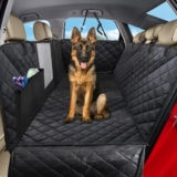 4 in 1 Car Cover for Dogs and Back Seats, Seat Covers with Side Protector Window, Waterproof, Non-Slip, SUV, Trucks (137 x 147 cm)