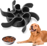 Comedero para perros antioracidad, alimentador lento, comedero para perros, comedero lento, cuenco para perros, accesorio para cuenco antiglotón, plato de alimentación lenta que promueve una alimentación saludable y una digestión lenta