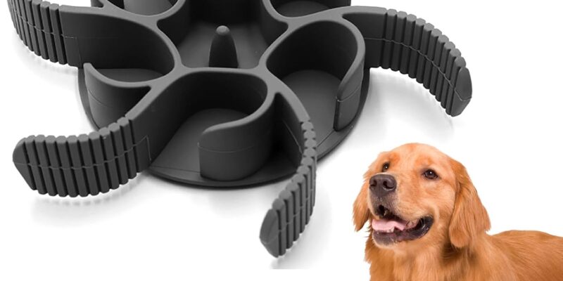 Comedero para perros antioracidad, alimentador lento, comedero para perros, comedero lento, cuenco para perros, accesorio para cuenco antiglotón, plato de alimentación lenta que promueve una alimentación saludable y una digestión lenta