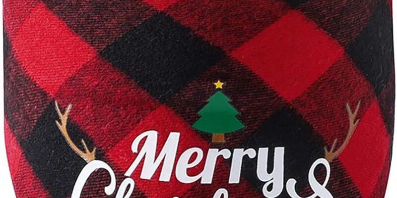Christmas Dog Bandana Classic Triangle Christmas Print Plaid Pet Scarf Bib Bandana Holiday Accessories Decorations for Small to Large Dogs (G