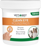 Vet’s Best Natural Eye Cleansing Pads for Dogs 100 Count