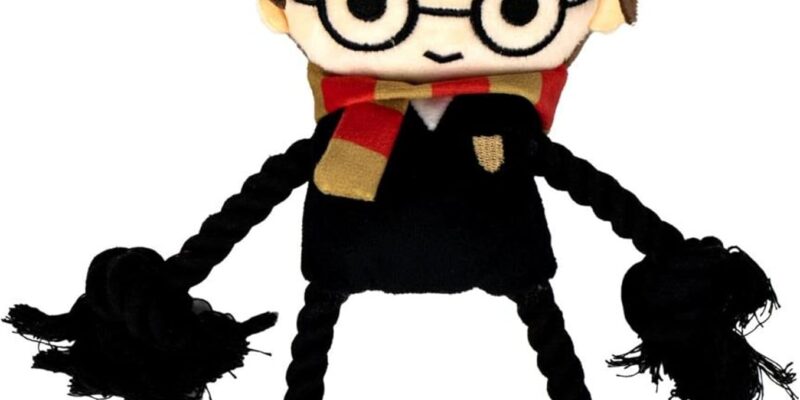 CERDÁ LIFE’S LITTLE MOMENTS Official and Durable Harry Potter Rope Dog Toy | Interactive Accessory Ideal for Chewing, Pulling and Playing Games with Magic Design and Durable Materials