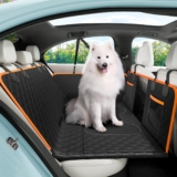 Pecute Car Seat Extender for Dogs, Rear Seat Cover for Pets, for Road Trips, Storage in the Car, Suitable for SUVs and Trucks, up to 180 kg