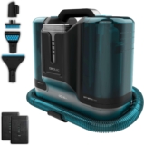 Cecotec Conga Carpet&Spot Clean Infinity Cordless Upholstery and Carpet Vacuum Cleaner. 150W, 2 Interchangeable Batteries, 60Mins Autonomy, Water Sprayer and Window Cleaner Accessory