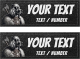 Pack of 2 Tactical Dog Harness Tags – 2 Self-Gripping Patches Compatible with Julius, OneTigris, Rabbitgoo… Original Safety Accessory (11 x 3 cm)