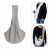 Hyindoor Bolso Bandolera Manos Libres para Perros y Gatos Pequeños Bolso Hombro Reversible para Viaje al Aire Libre para Cachorros Menos de 10 kg Gris