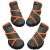 Petacc Botas para Perros Zapatos Impermeables para Perros Zapatos para Exteriores con Suela Antideslizante Resistente, 4 Piezas (XL, Naranja)