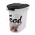 Advantus plástico contenedor de Comida para Mascotas, Bulldog, 12,5 x 9,75 x 13.38-Inch