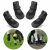 Hcpet Protectores de Pata de Perro, Zapatos Perro para Pequeña y Grandes Perros – Negro (1#)
